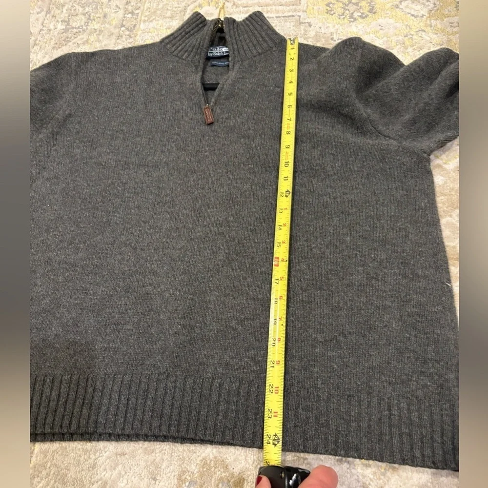 Polo Ralph Lauren 100% Lambswool quarter Zip Sweater
